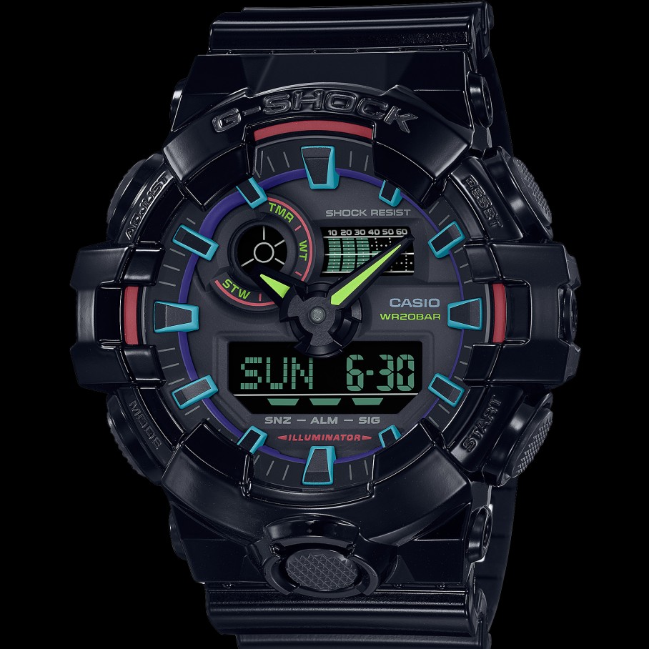 Men CASIO G-SHOCK | Ga-700Rgb-1Adr