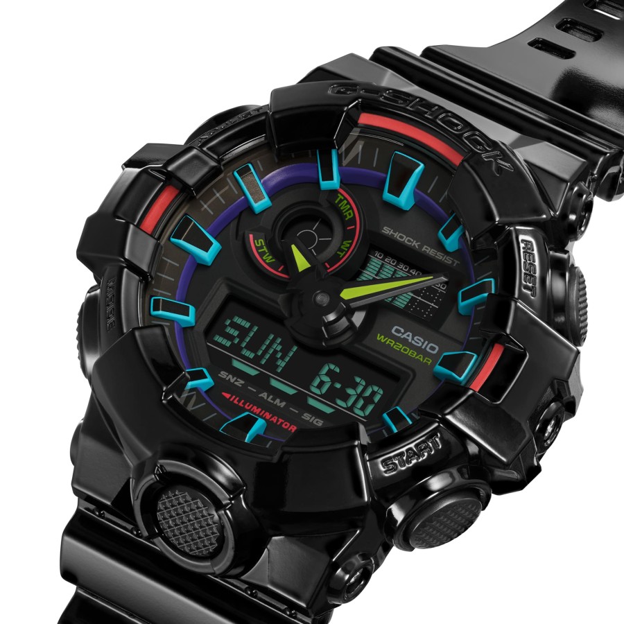 Men CASIO G-SHOCK | Ga-700Rgb-1Adr